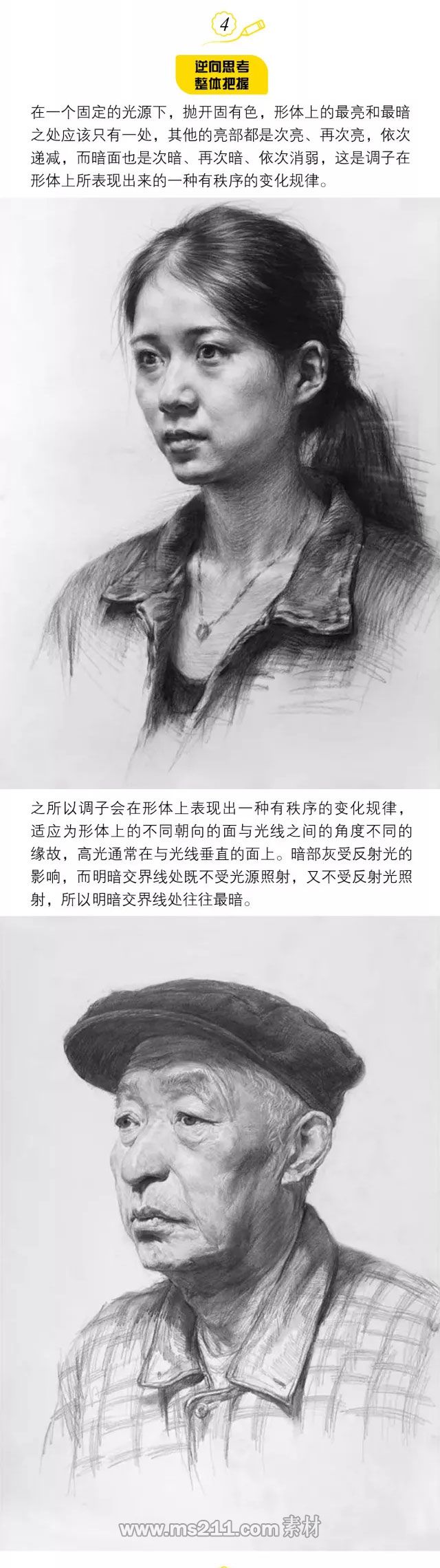 画素描头像时如何做到整体入手、刻画？（下）_01.jpg